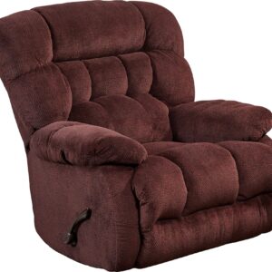 4765 Daly Cranapple recliner chair with plush cushioning and soft polyester fabric upholstery