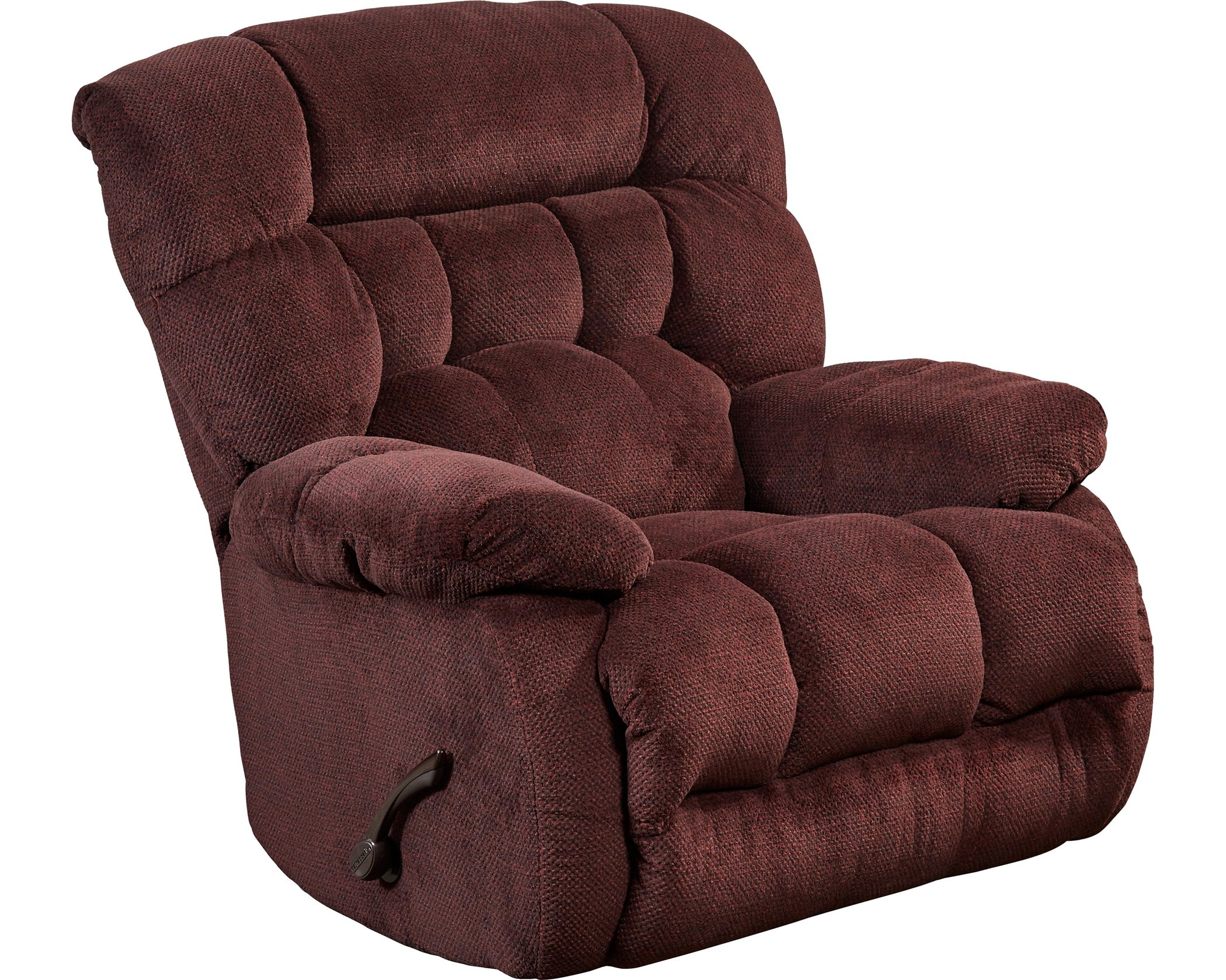 4765 Daly Cranapple recliner chair with plush cushioning and soft polyester fabric upholstery