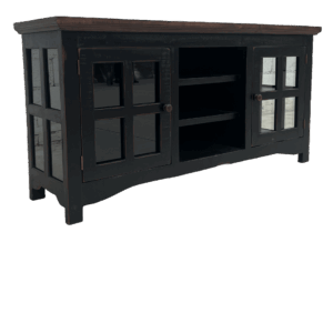 Alamo Black TV Stand