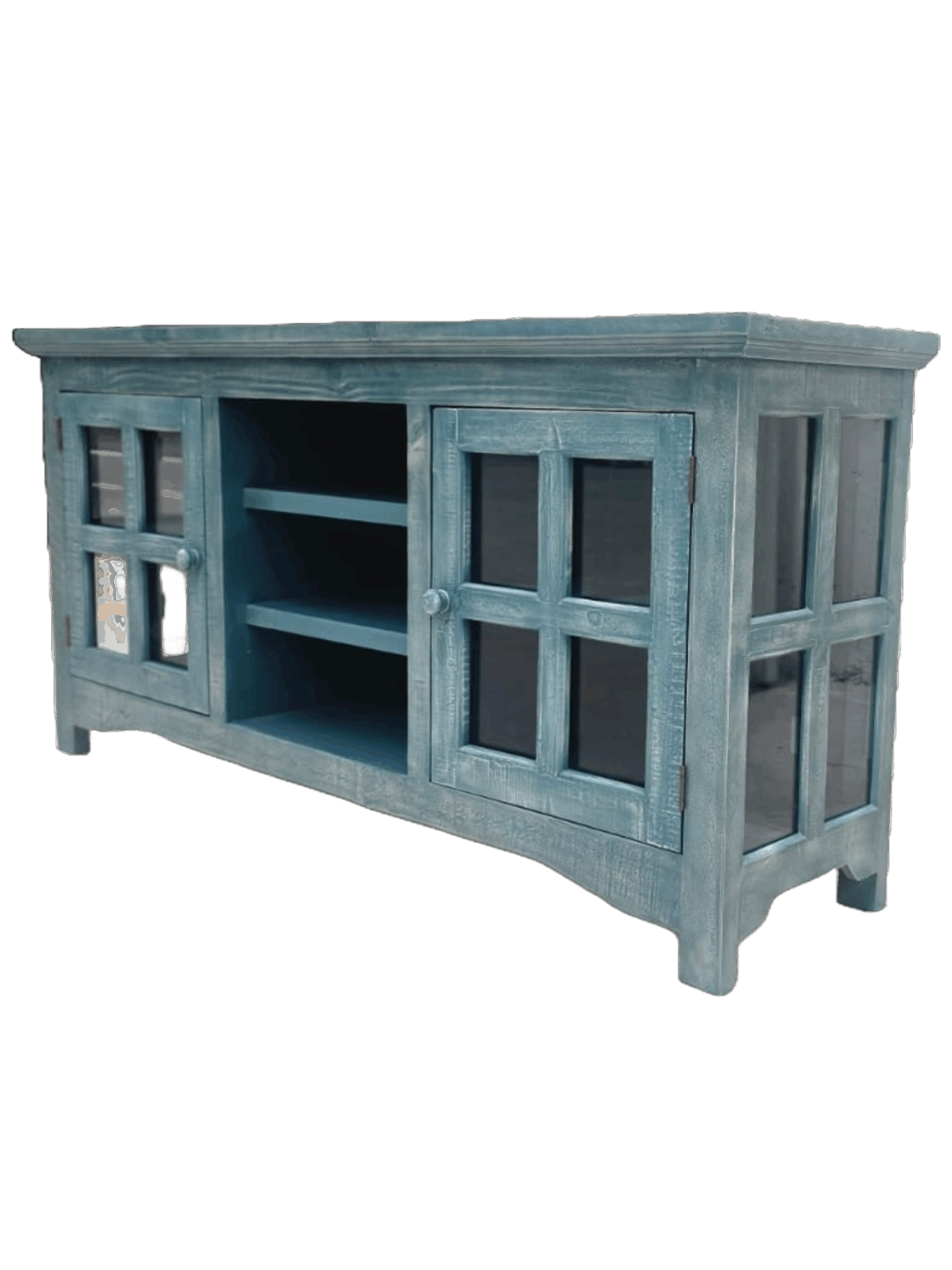 Alamo Teal Green TV Stand