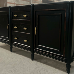 Madrid Black and Gold Sideboard