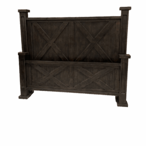 Colorado Dark Walnut King Bed