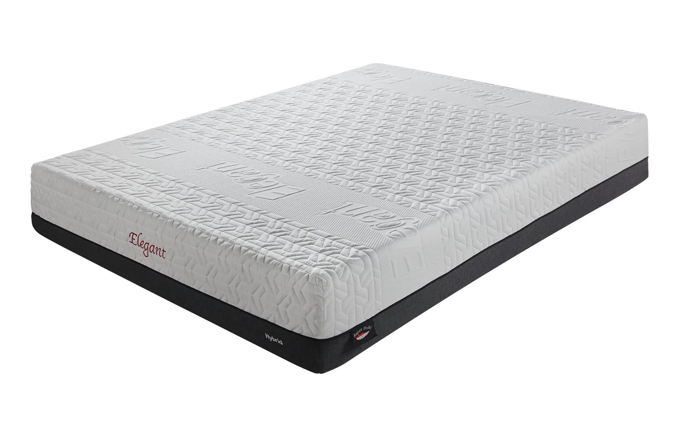 super pedic elegant hybrid mattress with cooling gel memory foam and supportive coil system