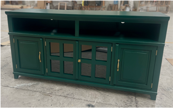 Laredo Green TV Stand