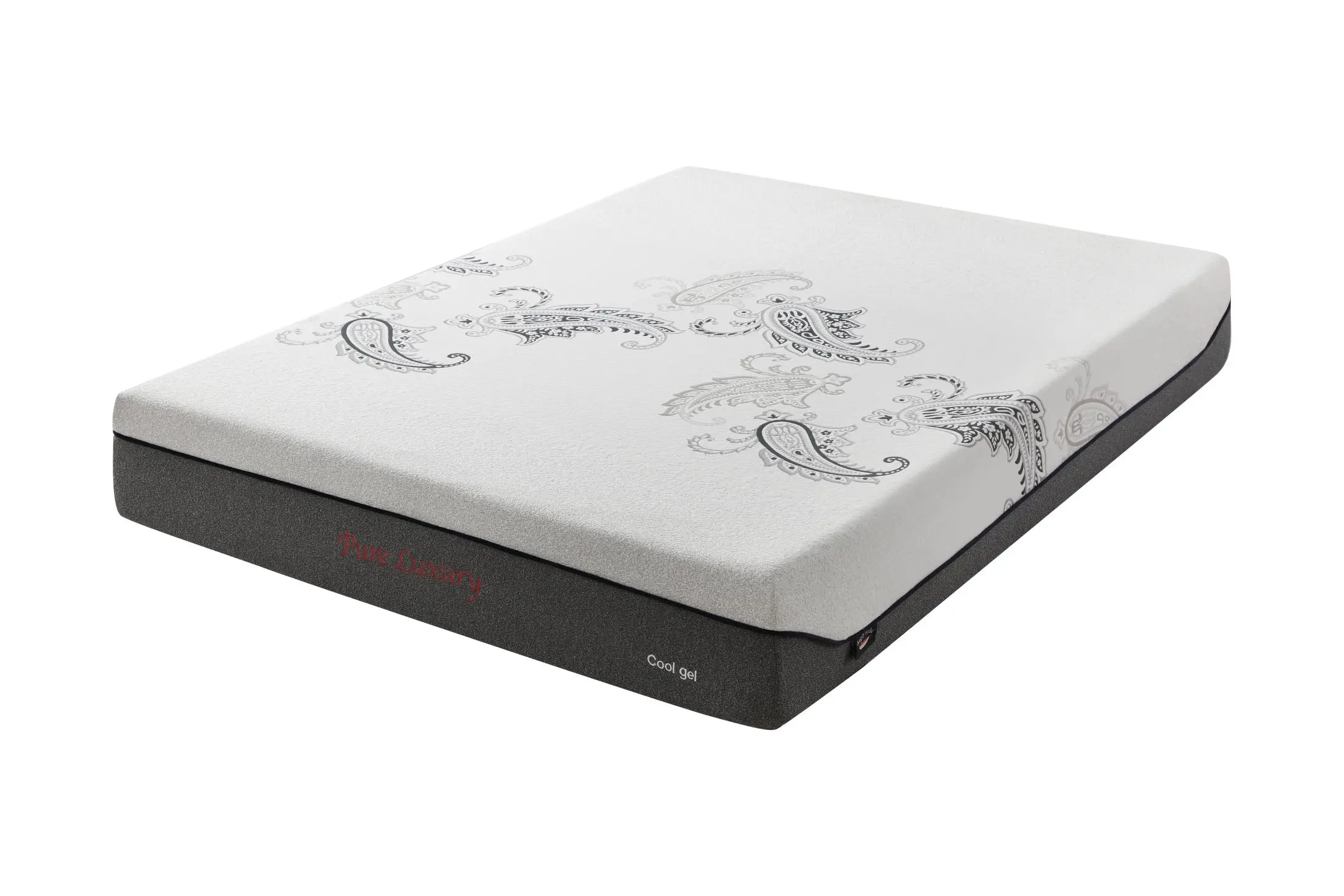 super pedic pure luxury memory foam mattress with cooling water gel and soft plush feel