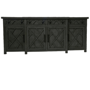 San Marcos 4-Door Sideboard – Grove Green Finish