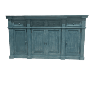 Santa Fe 4-Door Sideboard – Turquoise Finish