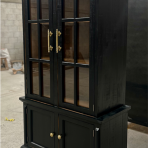 Heritage Black Display Cabinet