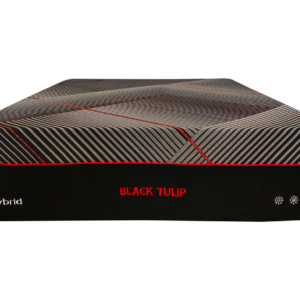 super pedic black tulip hybrid mattress 14.5 inch with cooling technology and modern design